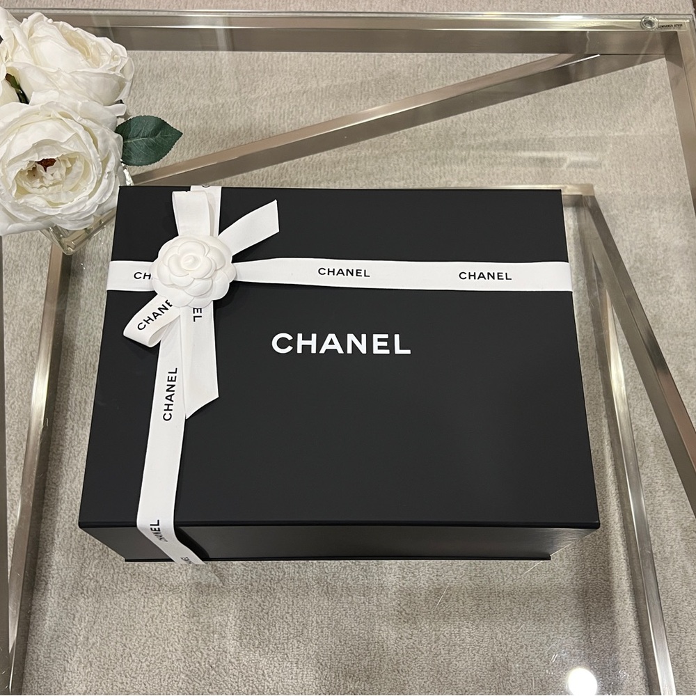 Large Chanel Magnetic Gift Box with Ribbon